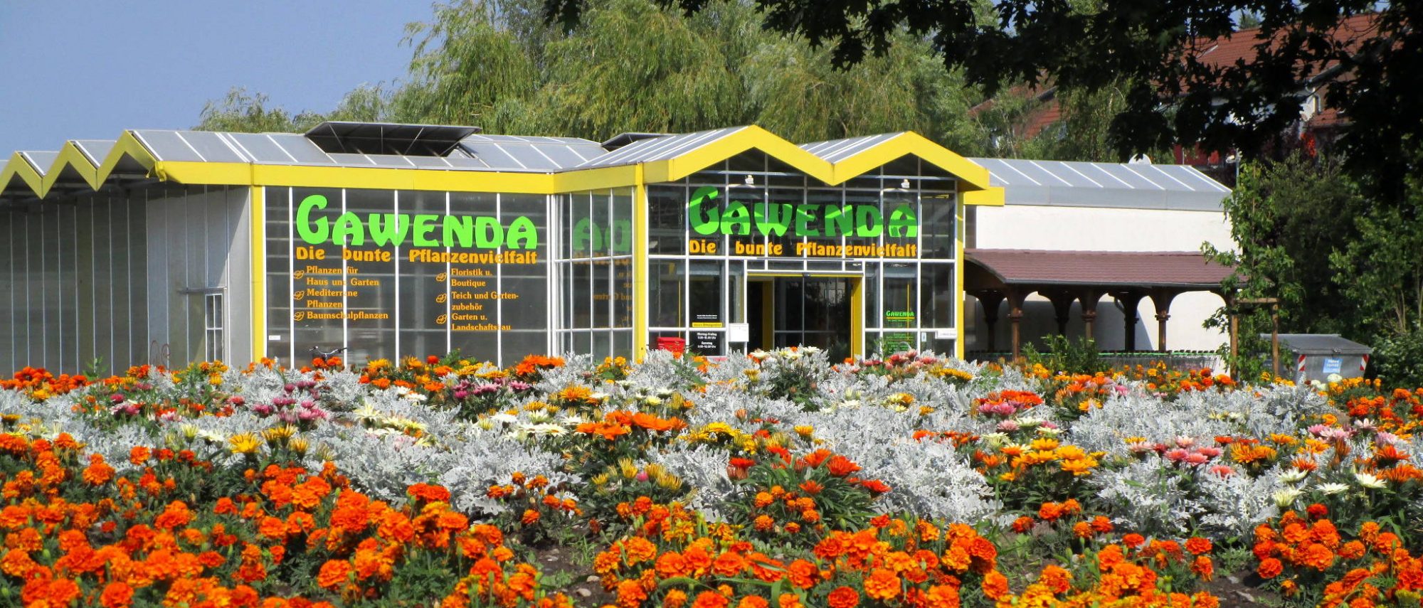 Gawenda Gartencenter Eingangsbereich